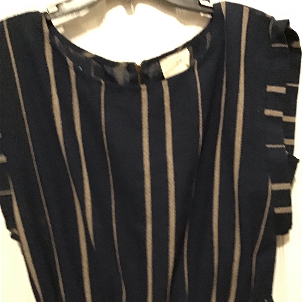 Universal Thread- Navy & Tan Jumpsuit